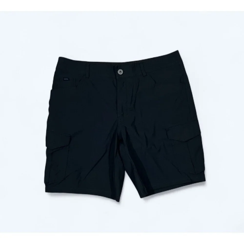 Kuhl‎ Cargo Shorts Mens Size 38 Stretch Zip Pockets Hiking Dark Gray